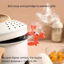 1 Pc2025 New Crab-Shaped Anti-Scalding Silicone Wiping Knife Holder - Creative Kitchen Accessories, Heat-Resistant And Anti-Scalding
