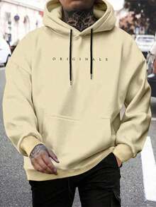 Originals Men's  Flannel Sweatshirt Top - Khaki - View 2