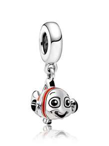 Disney Disney 100th Anniversary Enchanted Carriage Lab-Grown Rhinestone Charm Fits Bracelet Women 925 Silver Jewelry