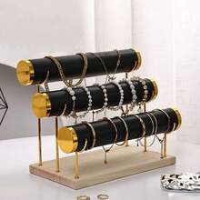 三层手链展示架，用于珠宝、手表、手链、手链套装、发带、高档珠宝及配饰的展示收纳架。 - 多色 - 查看 1