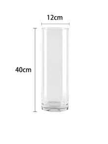 Transparente Acryl Vase Deko, Wohnzimmer Blumenvase, hydroponische frische Blumen transparente zylindrische Vase, Blumenladen belebender Blumenkorb