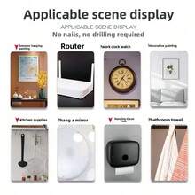 1-10-20 buc cârlige de perete autoadezive rezistente pentru agățarea tablourilor și ramelor foto, a genților, a spatulelor de bucătărie și a altor obiecte - cârlige fără șuruburi, lavabile și fără perforare - ideale pentru decorarea și organizarea casei