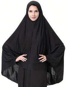 1 Khăn trùm đầu Hijab dành cho nữ, Khăn trùm đầu Khimar màu trơn, Thời trang & Đa năng, Thuận tiện khi ra ngoài, cầu nguyện, Chống tia UV, Thoáng khí, Phù hợp mặc mọi mùa - Khăn tay áo - Xem 22