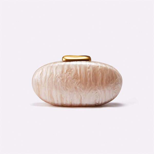 Bolso de mano de acrílico de diseñador para mujer, de lujo, marrón, moderno, para bodas, fiestas, noche, de acrílico, para hombro, banquete