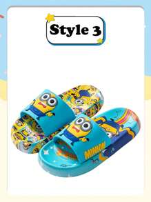 Minions Minions Pantoffeln, niedlich für Zuhause, rutschfeste Cartoon Badezimmer Flip-Flops Schul-Dekoration, Überraschung für Schule, Wohnheim-Dekoration, Schulanfang