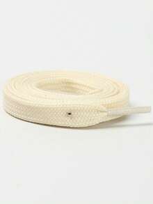 Cordones de poliéster de doble capa planos y gruesos de 1 cm de ancho, apropiados para zapatillas, zapatos de lona y calzado deportivo - Multicolor - Ver 23