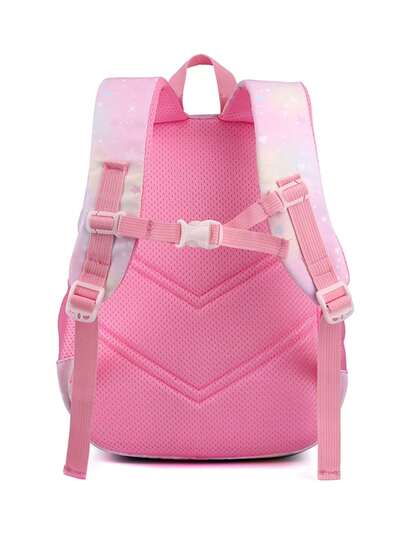 Kids' Fashionable Cute Mermaid Pattern Large Capacity Backpack