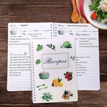 A5 Spiral Bound Recipe Organizer - Cooking Journal With 114 Blank Templates, Meal Planner & Food Diary Sections | For Home Chefs, Food Bloggers, Cooking Lovers | Great Gift Ideaschool Supplies,Back To School