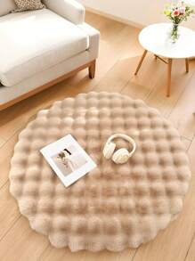 1 pieza Alfombra de felpa de camello estilo minimalista, femenino, dulce y audaz, alfombra para ambiente de sala de estar, adecuada para sofá, dormitorio, sala de estar, tocador, silla, nuevo producto de primavera