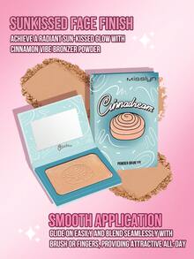 MISSLYN-Cinnadream Powder Bronzer, Smooth Texture, Nourishing Ingredients With Murumuru Butter, All-Day Radiant Skin, Dermatologically Tested, Low Allergenicity, Vegan And Cruelty-Free. Rich Bronzer Pigmentation. - #2 Luscious Hazelnut - 查看 5