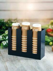 Un organisateur pour ranger les gobelets en papier jetables. Peut également être utilisé pour la décoration du salon, de la cuisine, de la maison. Convient aussi comme cadeau d'anniversaire, de fête, de Noël pour les autres.