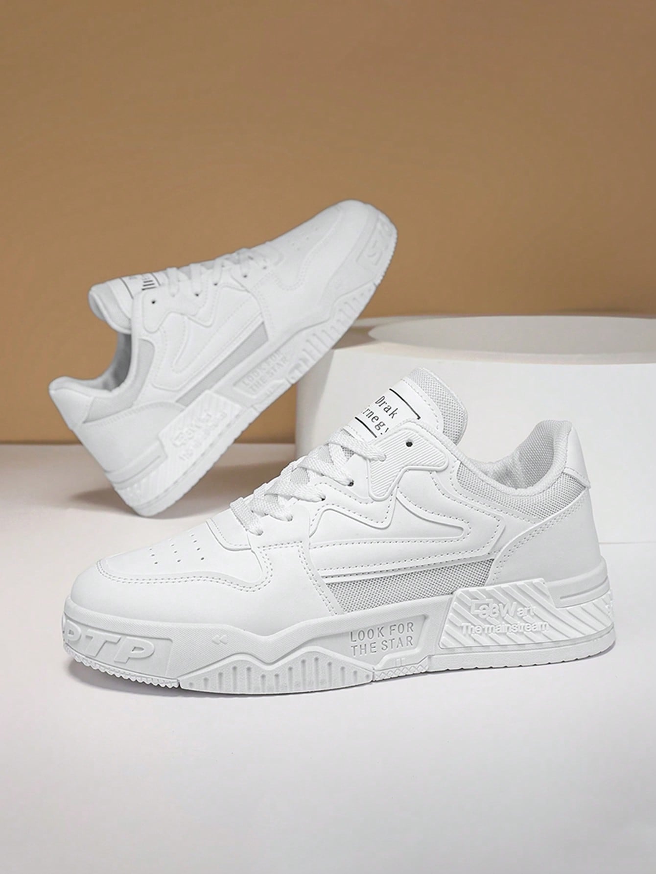 أحذية كاجوال للرجال، أحذية رياضية ذات نعل سميك قاب...