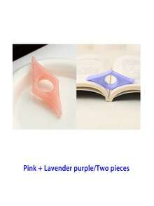 拇指书架书页夹学校用品阅读辅助器学生书籍配件展页器便捷书签、学校用品、返校 - 彩色 - 查看 26