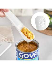 1 pièce Passoire en plastique multifonctionnelle, petite passoire portable pour boîte de conserve, passoire de cuisine et fourchette en un seul