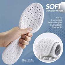 Semelle interne anti-odeur de sport sans fatigue prolongée à la maugréenne pour hommes et femmes, absorbant la transpiration, respirante, semelle interne ultra douce et amortissante