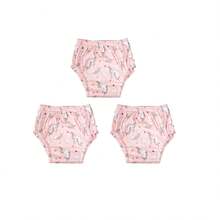 6pcs/Pack Celana Latihan Toilet Anak Lembut - Dapat Dicuci, Sepanjang Musim, Warna Campur, Untuk Latihan Toilet Bayi/Balita - MultiWarna - View 21