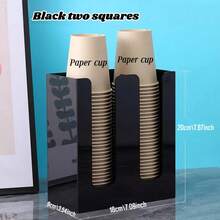 Un organisateur pour ranger les gobelets en papier jetables. Peut également être utilisé pour la décoration du salon, de la cuisine, de la maison. Convient aussi comme cadeau d'anniversaire, de fête, de Noël pour les autres.