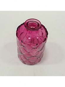 DECORATIVE VASE HOME ORNAMENT HOME&CO BOTTLE GLASS 11x7x7cm PURPLE - 紫色 - 查看 4