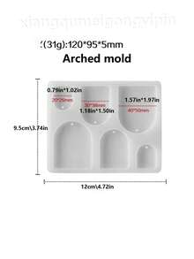 Earrings Dropping Silicone Mold DIY Jewelry Set Earrings Pendant Hanging Making Resin Creative Jewelry Handicraft Enthusiasts Gift (Multiple Styles To Choose From) - White - View 6