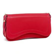 Women's Baguette Shoulder Bag - Merah - View 6