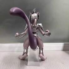 pokemon 11cm Pokemon Figure Mewtwo Anime Figure Steel Mewtwo Cool Figurine Pvc Statue Model Decorations Gifts Collection