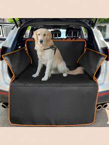 1pc 600D Oxford Cloth Single Layer Anti-Dirt Wear-Resistant Water-Resistant SUV Trunk Pet Mat - one-size - View 3