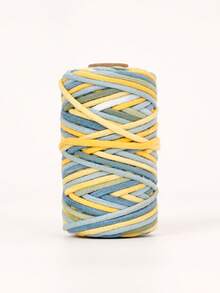 NATICRAFT Sfoară Macrame 3mm x 30 m, frânghie răsucită în culori pestrițe, frânghie, fir Macrame pentru agățat de perete, agățat plante, meșteșuguri, proiecte de decorare DIY - Multicolor - Vizualizare 17