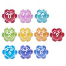 Brinquedos flutuantes para banho de bebê, brinquedos educativos com contagem de padrões de animais para crianças a partir de 18 meses, brinquedos de banheira com design de desenho animado, hora divertida para o banho do bebê