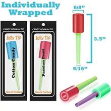 Tips, (Candy Tips), Glow In Dark Jolly Tips, Individually Wrapped Lollipop Accessories, Delicious Flavors (12) - 什錦-24 - 查看 5