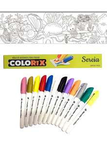 1 ROLO SEREIA +12 CANETINHAS ACRILICA