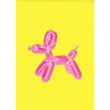 1pc Preppy Balloon Dog Colorful Blue Green Pink Poster Print Wall Art Pictures Canvas Painting Living Room Bedroom Home - Multicolor - View 15