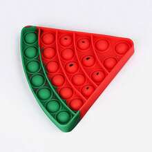 Dreieckige Wassermelonen Bubble Pop Sensorik Fidget Spielzeug, Bubble Entspannungs-Puzzlespielzeug für Erwachsene und Kinder, Party Dekorationen, Weihnachts- & Halloween Geschenk, lustiges Drücken und beliebtes Spiel für Kinder und Erwachsene