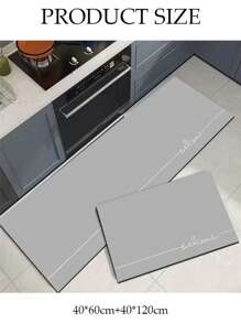 Badematten-Set aus Kieselalgen-Schlamm, extra weich und saugfähig, rutschfeste Badematte, schnelltrocknend, für Bad, Dusche und Badewanne, 40*60 cm / 40*120 cm