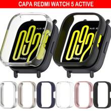 Protective Glass Case Cover For Redmi Watch 5 Active Tempered Glass - Baby Pink - View 2