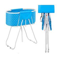 Portable Dog Bathtub, Elevated & Foldable Space-Saving Pet Shower Station With Efficient Drainage, Bathing Tub For Washing & Grooming Small And Medium Size Dogs And Cats Indoor & Outdoor, Light Blue - 淺藍色 - 查看 8