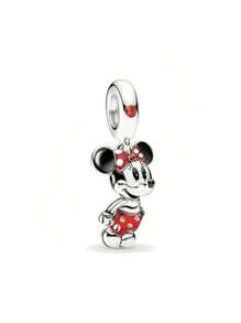 Disney Disney 100th Anniversary Enchanted Carriage Lab-Grown Rhinestone Charm Fits Bracelet Women 925 Silver Jewelry