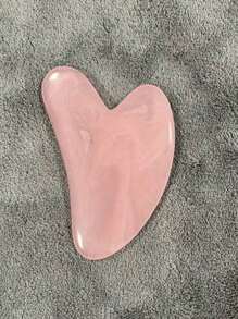 1 pièce Outil de massage Gua Sha, grattoir Gua Sha en résine naturelle pour le visage, le cou, le dos et le massage du corps entier, outil de nettoyage Retour à l'école
