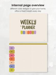 1 Pc Habit Trakcer Planner Notebook Undated 12 Months Daily Weekly Monthly Habit Tracker Journal Boost Work Productivity Health Management Skill Development And Personalized Experience, Office Use Gifts Back To School Supplies
