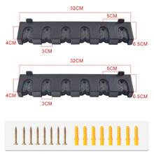 Fishing Rod Storage Rack, Fishing Pole Display Holder Stand, Wall Mounted Fishing Rod Organizer Rack For Spinning/Baitcast Rods - Multicolor - View 8