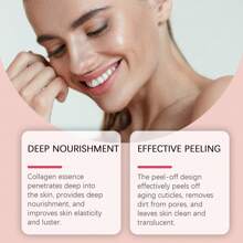 Máscara de Sono Enroladora de Colágeno da Noite, Máscara Facial de Gel Profundamente Hidratante, Máscara Facial Hidratante