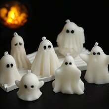 1 Stück, 17 Formen Halloween Geist duftende Kerze, Heimdekoration, Feiertagsgeschenk, Badezimmer Duft