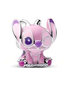 Disney Disney 100th Anniversary Enchanted Carriage Lab-Grown Rhinestone Charm Fits Bracelet Women 925 Silver Jewelry