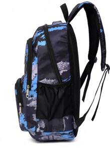Fashion New Camouflage Three Pieces Package Junior High School High School Students Backpack Multi-Functional Messenger Bag Pencil Case Bag For School College