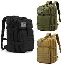 Großer Kapazität Wanderrucksack, taktischer Rucksack mit vielen Fächern, geeignet für Wandern, Radfahren und Outdoor-Sport, Rucksack für Wanderungen