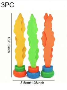 Set de 3/4/12 piezas de juguetes para bucear y jugar en la piscina - Aros de césped para jugar bajo el agua, herramientas para ejercicios de aguantar la respiración en la natación