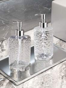 1 件豪华泡沫洗手液分配器 - 可再填充浴室沐浴露瓶，带按压泵，适合返校使用 - 彩色 - 查看 7