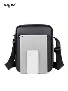 Bolso de hombre, bolso bandolera con diseño texturizado, bolso de trabajo de gran capacidad, bolso de viaje de fin de semana de moda