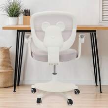 Children's Desk Chair, Office Chair, Children's Work Chair, Children's Swivel Chair, Youth Chair, Footrest, Adjustable Seat Depth, Adjustable Armrests, Height Adjustable - Grey - View 2