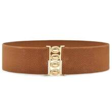 1 pieza/3 piezas Cinturón elástico de moda para vestidos, banda decorativa para la cintura de alta calidad y versátil para damas