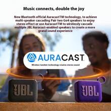 JBL Altavoz Bluetooth JBL Go 4 - Ultra portátil, resistente al agua y al polvo, gran sonido profesional con graves potentes, batería incorporada de 7 horas, fabricado en parte con materiales